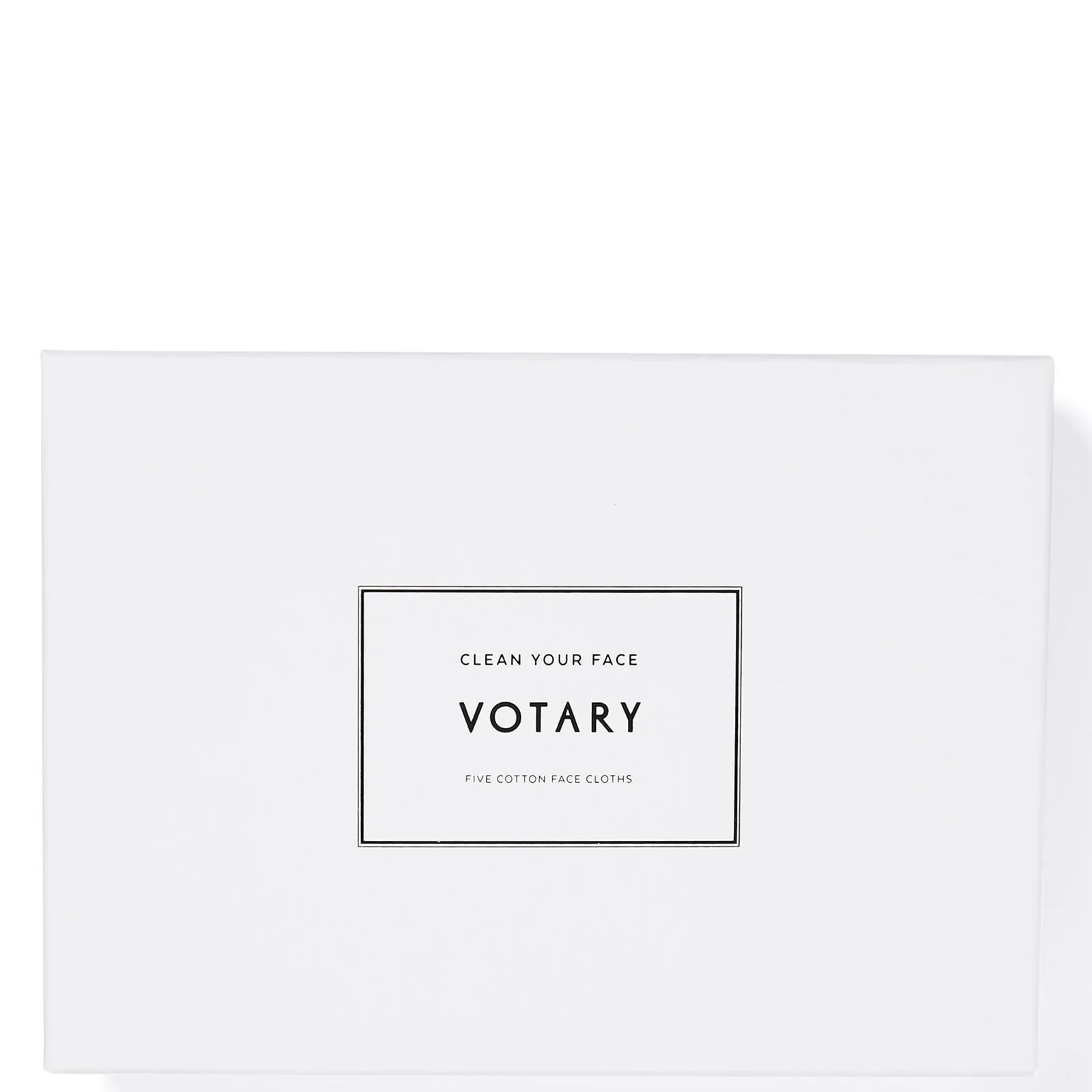 Votary Pack of Five Cotton Face Cloths - Set of 5 Image 1