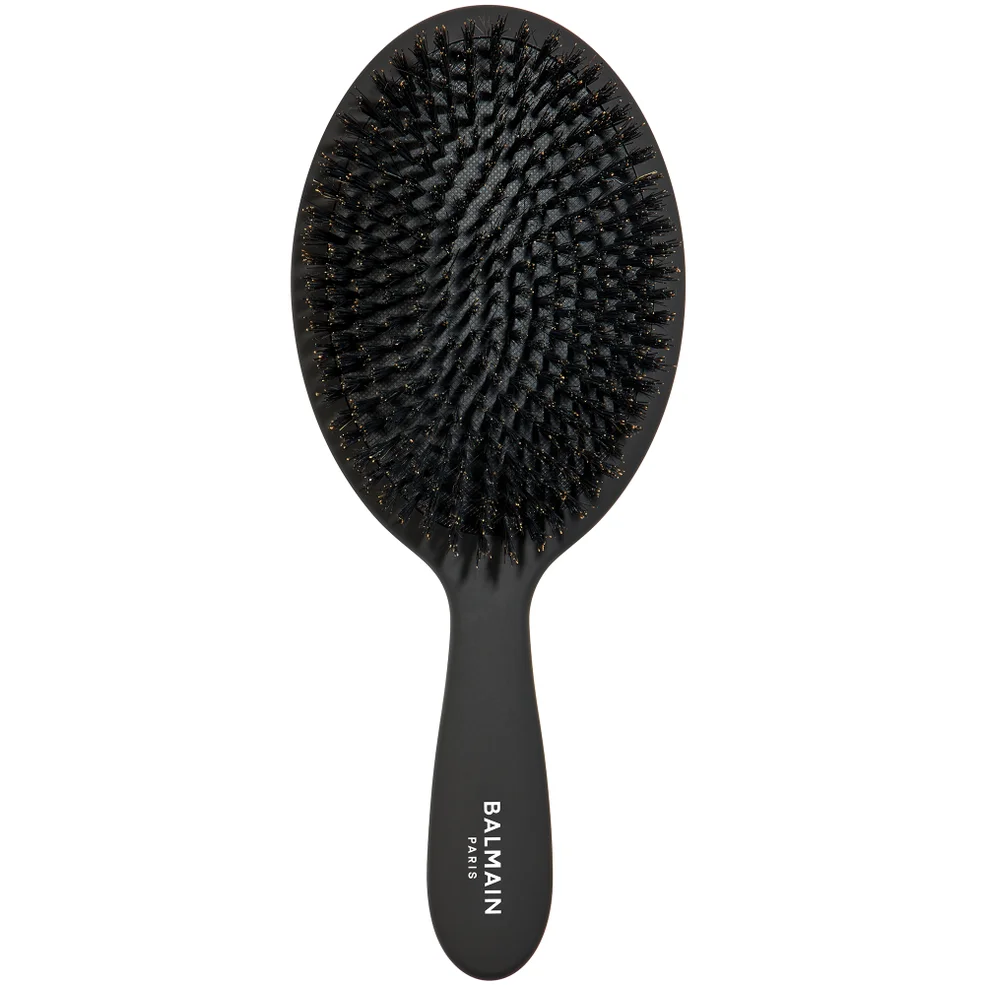 Balmain Luxury Spa Brush with 100% Boar Hair Bristles for Ultimate Shine Image 1