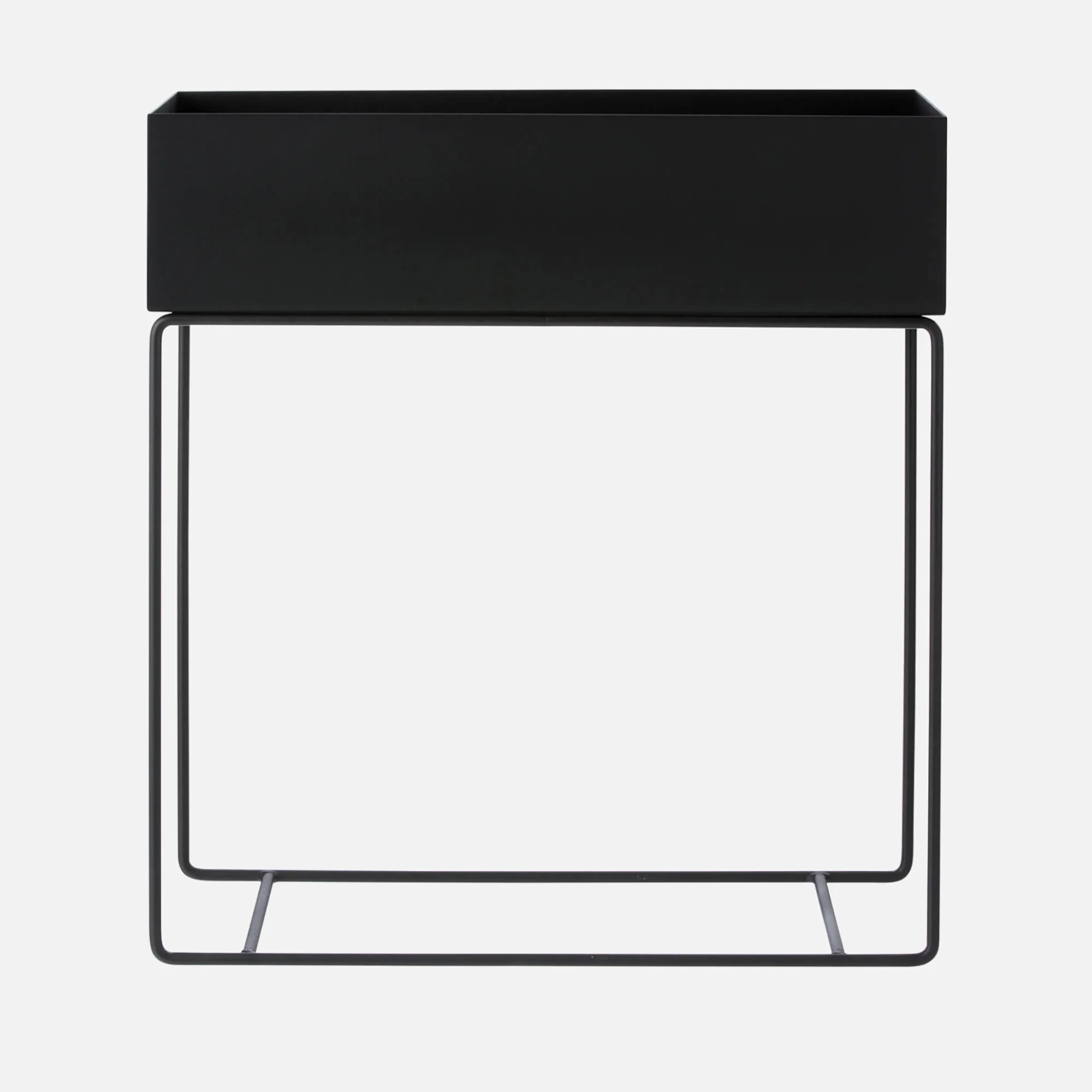 Ferm Living Plant Box and Side Table - Black Image 1