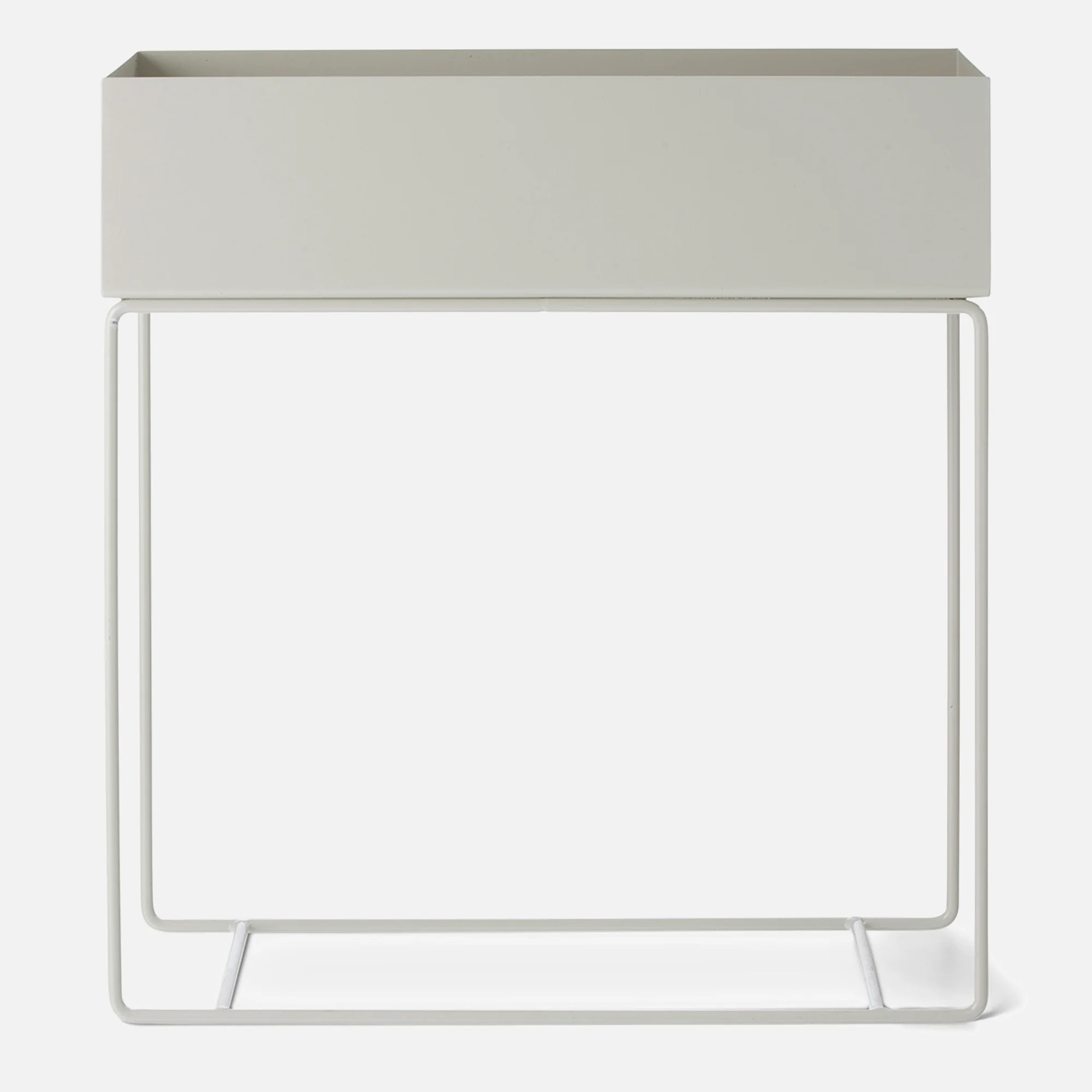 Ferm Living Plant Box and Side Table - Light Grey Image 1