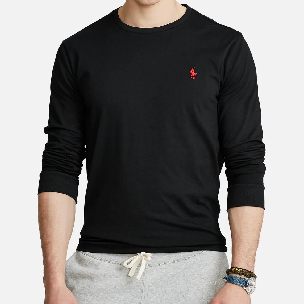 Polo Ralph Lauren Men's Long Sleeved T-Shirt - Polo Black Image 1