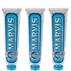 Marvis Aquatic Mint Toothpaste Bundle (3x85ml) - Image 1