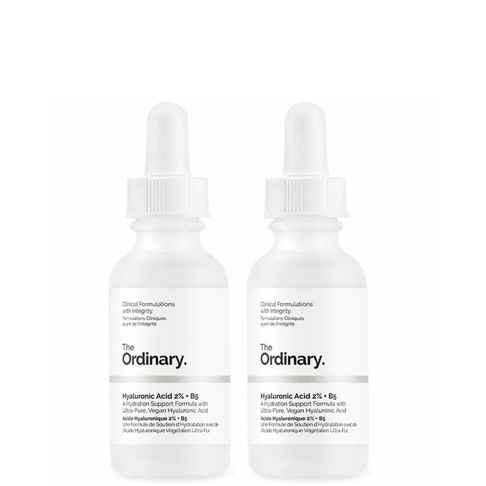 The Ordinary Hyaluronic Acid 2% + B5 Hydration Support Formula Duo 2 x 30ml Image 1
