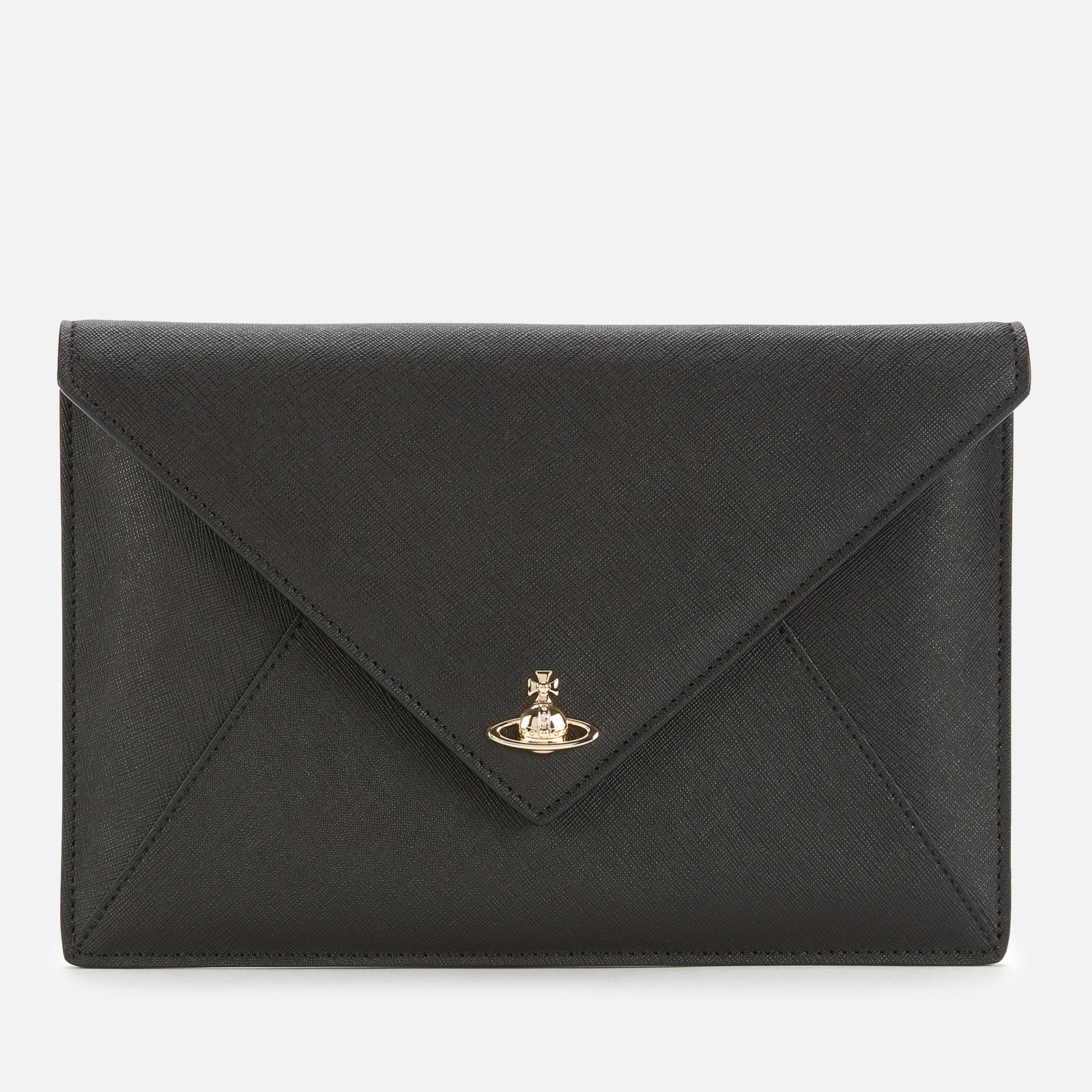 Vivienne Westwood Women's Victoria Envelope Clutch Bag - Black Image 1