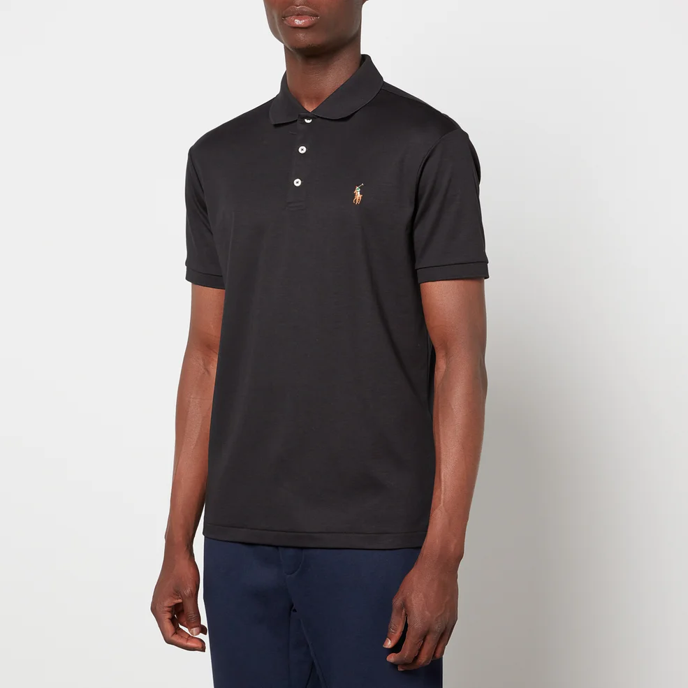 Polo Ralph Lauren Men's Slim Fit Soft Touch Polo Shirt - Polo Black Image 1