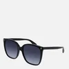 Gucci Women's Oversized Acetate Sunglasses - Black/Grey - Image 1