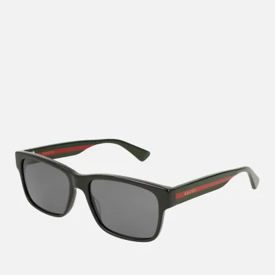 Gucci Men's Square Frame Sunglasses - Black/Multi