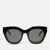Le Specs Women's Air Heart Sunglasses - Black/Gold - Image 1