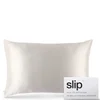 Slip Silk Pillowcase - Queen (Various Colours) - White - Image 1