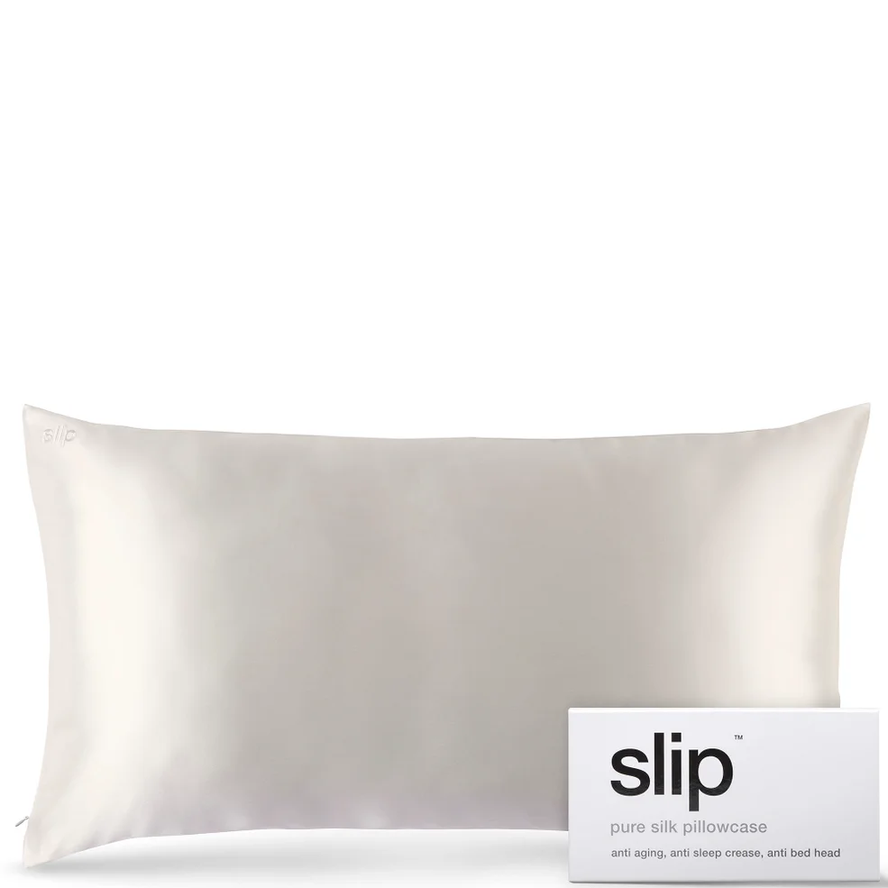 Slip Silk Pillowcase King (Various Colours) Image 1