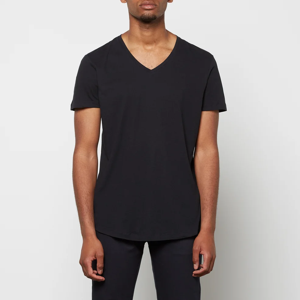 Orlebar Brown Men's V-Neck T-Shirt - Black Image 1