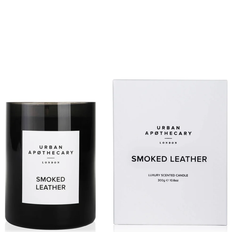 Urban Apothecary Smoked Leather Luxury Candle - 300g Image 1