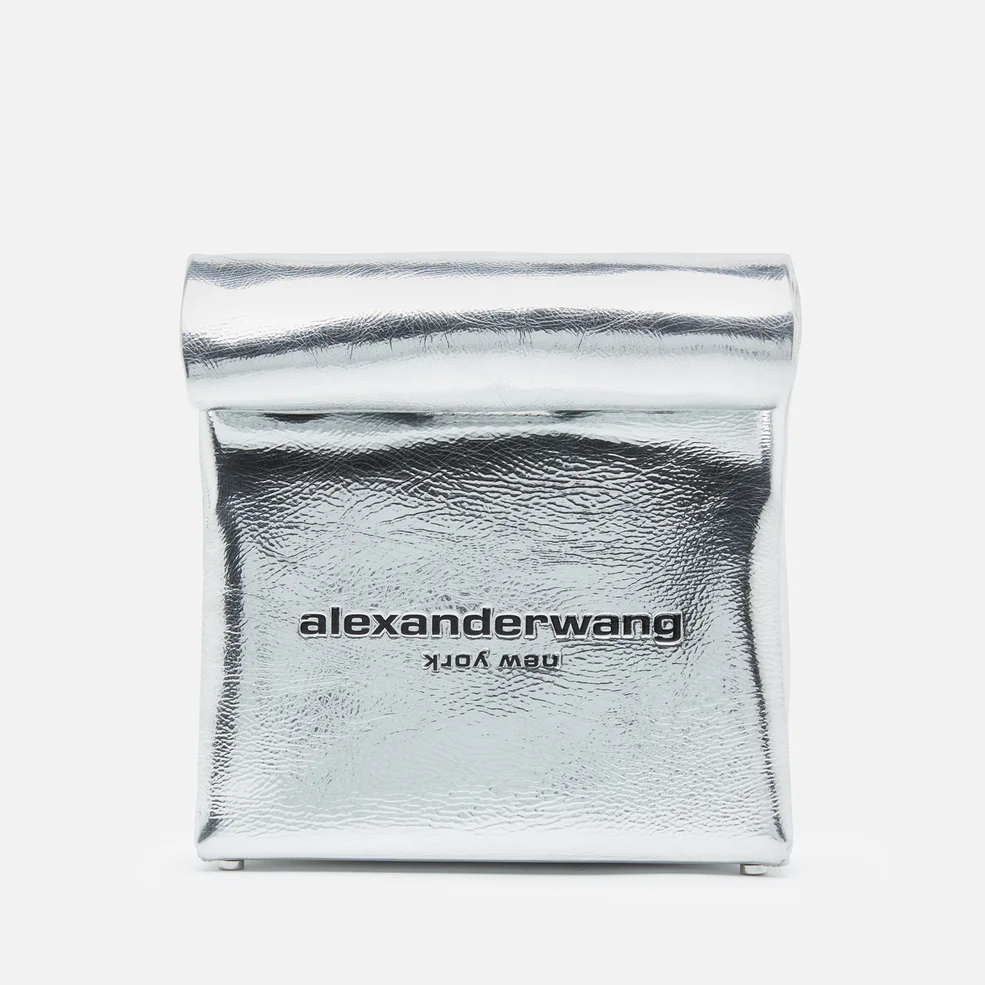 Alexander Wang Women's Lunch Clutch - Metallic Silver Image 1