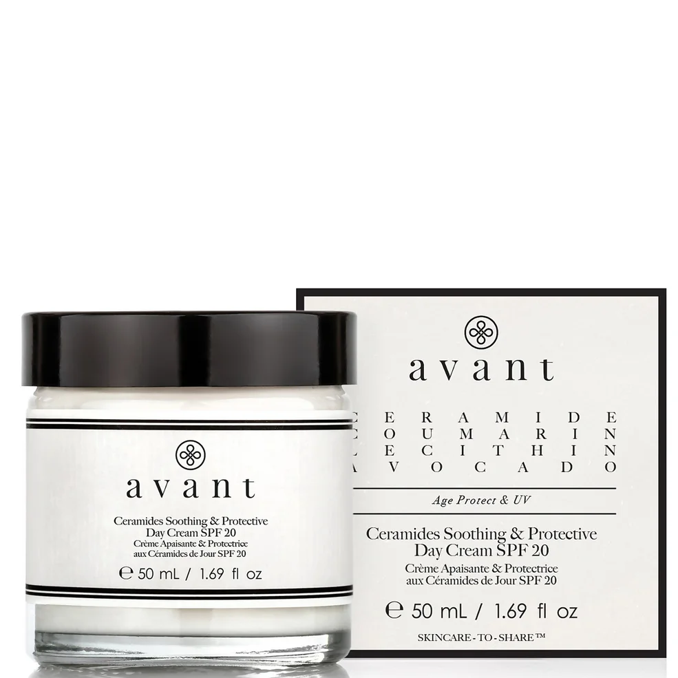 Avant Skincare Ceramides SPF20 Soothing and Protective Day Cream 50ml Image 1