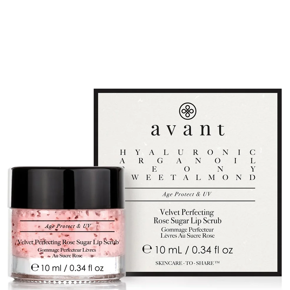 Avant Skincare Velvet Perfecting Rose Sugar Lip Scrub 10ml Image 1