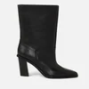 KENZO Women's K-Line Leather Mid Heeled Boots - Black - Image 1