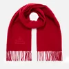 Vivienne Westwood Women's Embroidered Wool Scarf - Red - Image 1