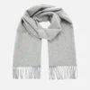 Vivienne Westwood Women's Embroidered Wool Scarf - Light Grey - Image 1