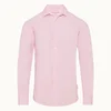 Orlebar Brown Men's Giles Linen Shirt - Pale Pink - Image 1