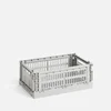 HAY Colour Crate - Light Grey - S - Image 1