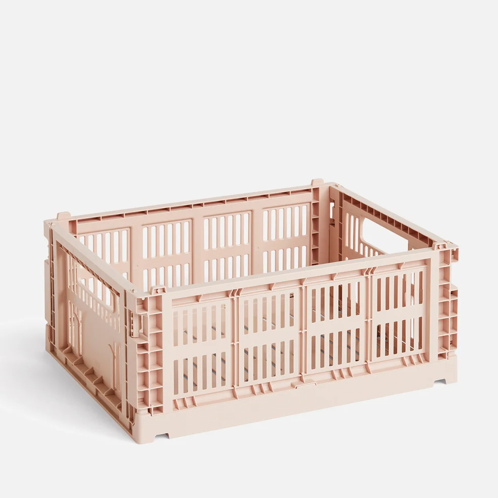 HAY Colour Crate - Soft Pink - M Image 1
