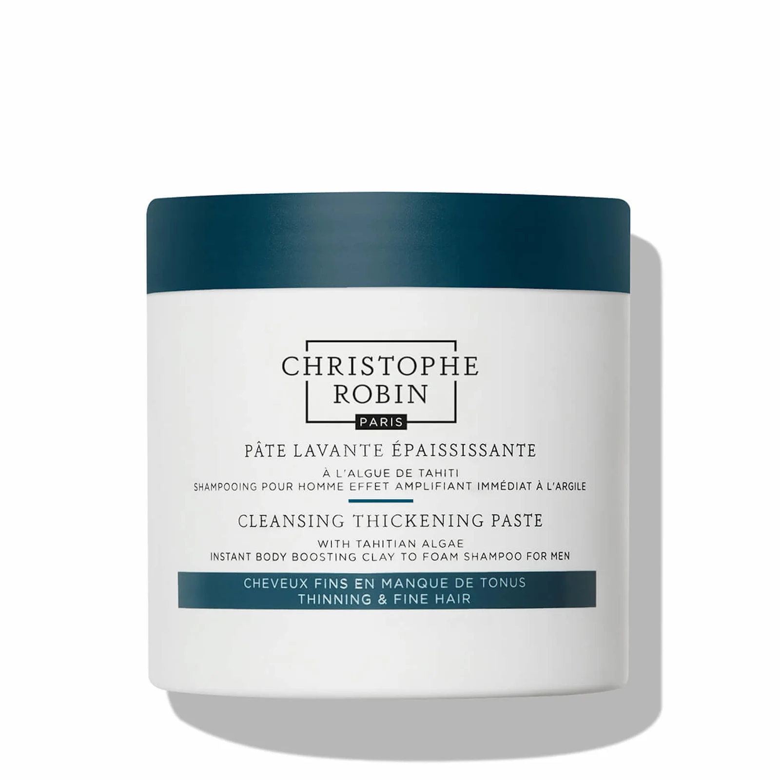 Christophe Robin Cleansing Thickening Paste with Pure Rassoul Clay and Tahitian Algae 250ml Image 1