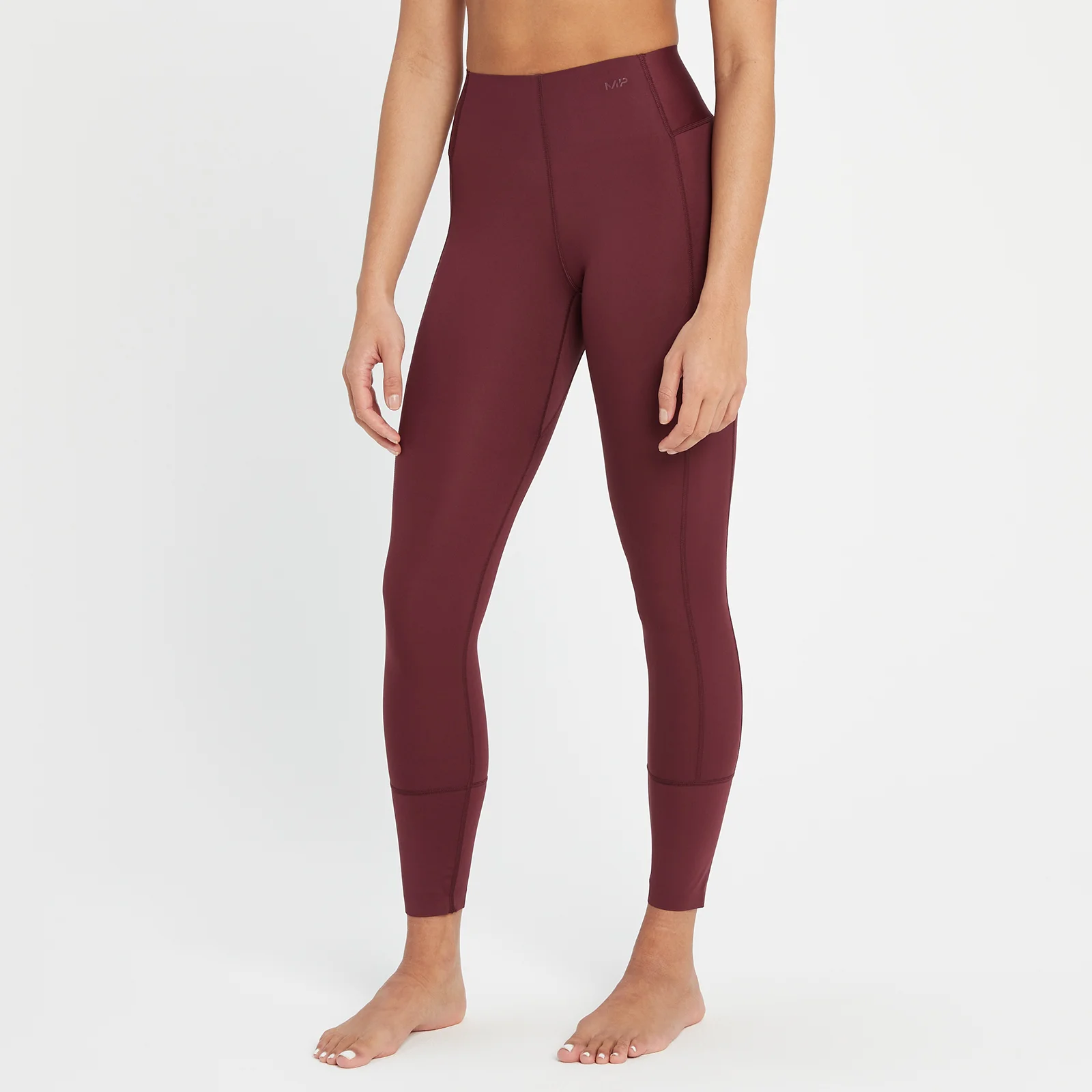 MP Women's Composure Repreve® Leggings - Washed Oxblood Image 1