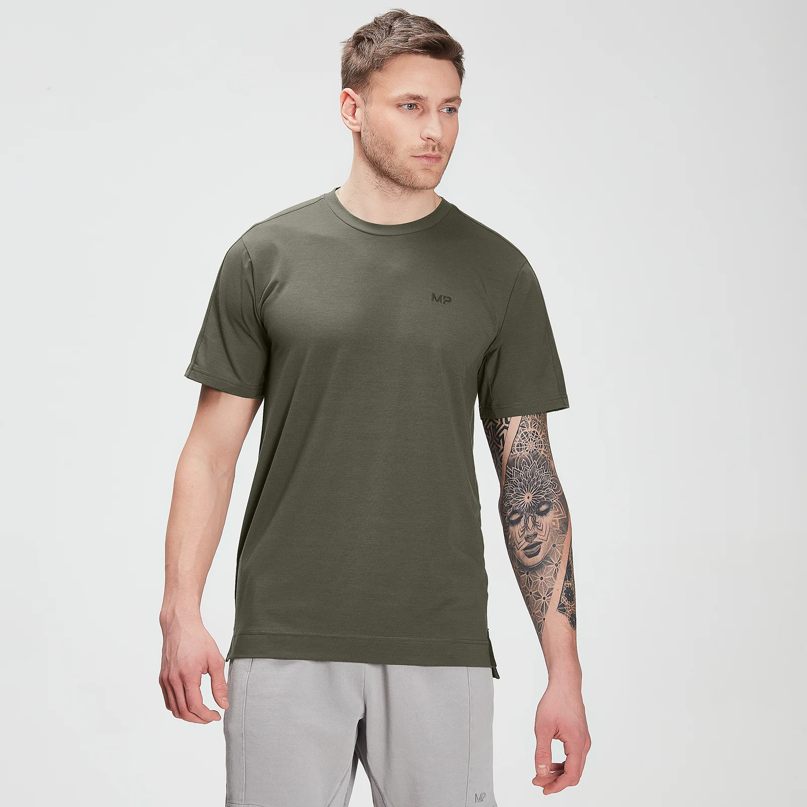 MP Men's Training drirelease® Short Sleeve T-shirt – Dark Olive Image 1