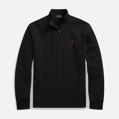 Polo Ralph Lauren Men's Estate Rib Half Zip Pullover - Polo Black