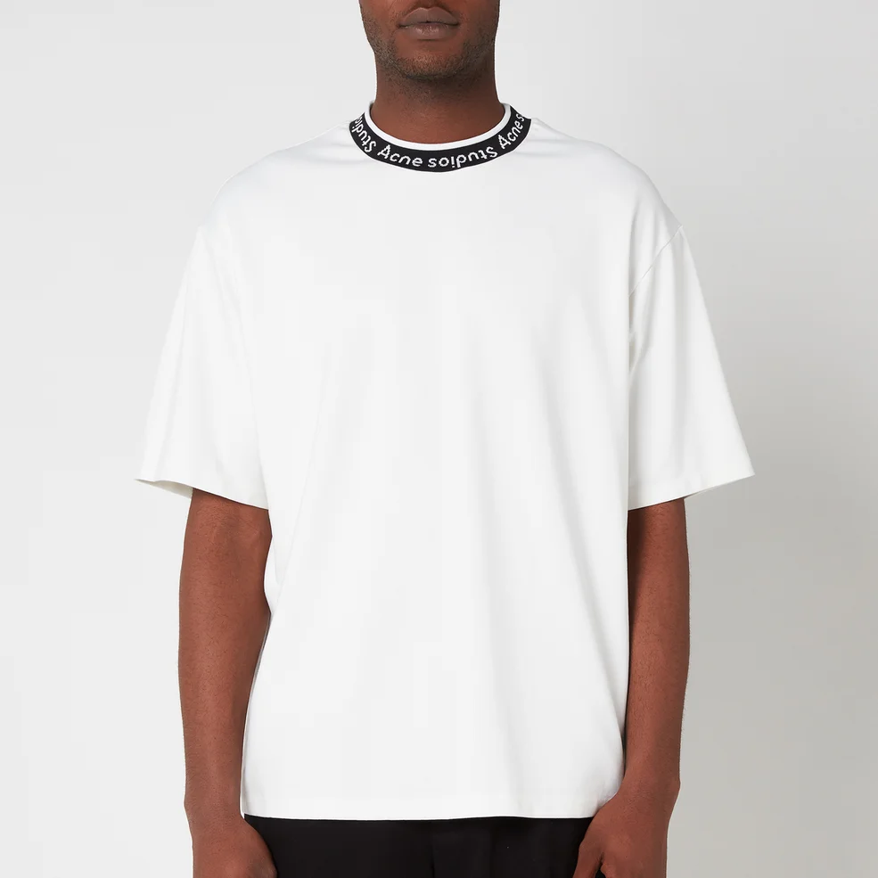 Acne Studios Men's Logo Binding T-Shirt - Optic White Image 1