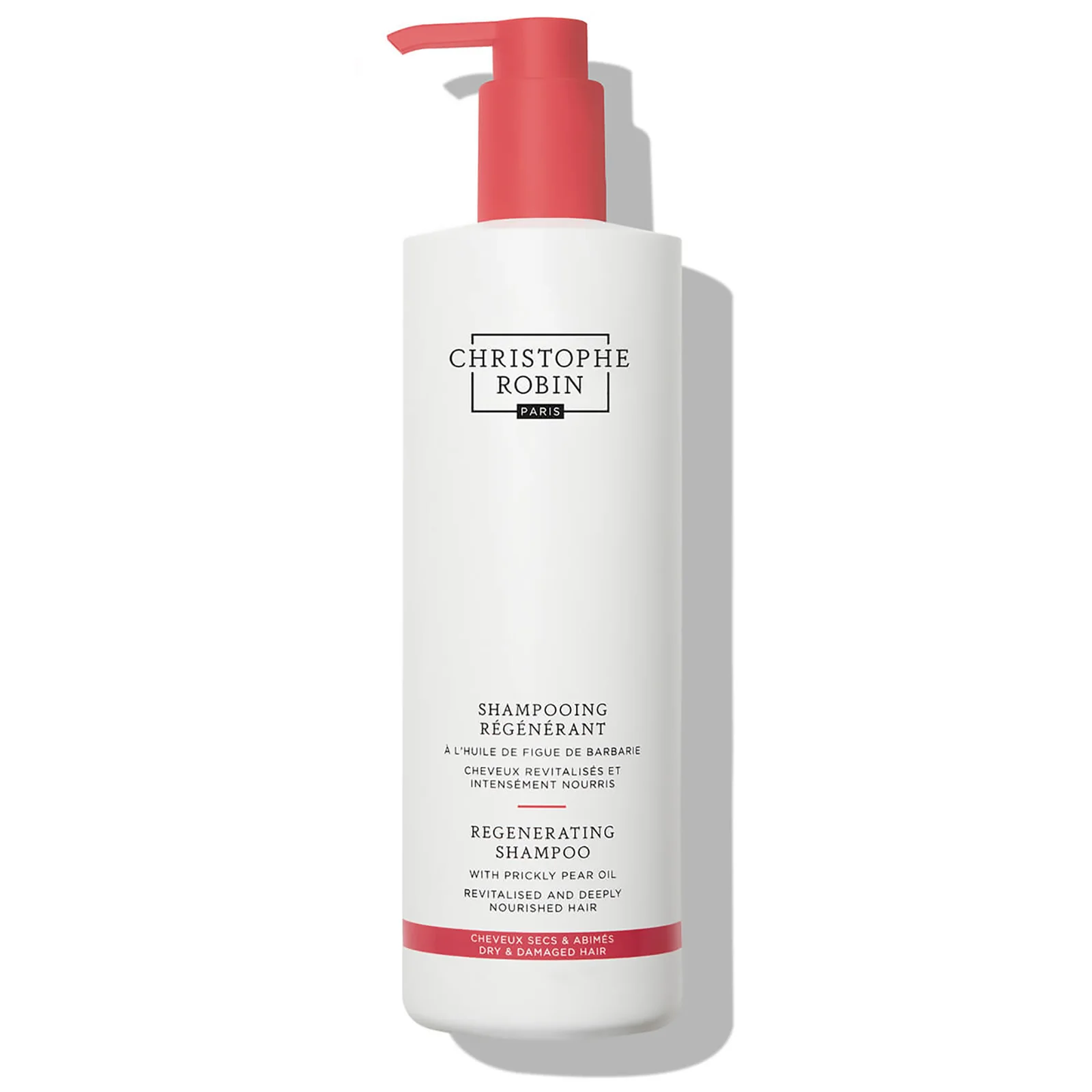 Christophe Robin Regenerating Shampoo with Prickly Pear Oil 500ml Image 1