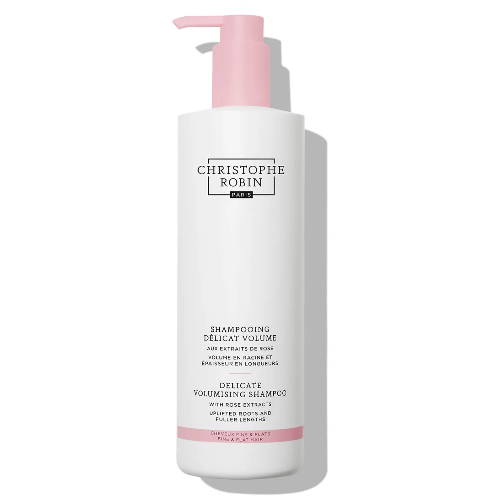 Christophe Robin Delicate Volumising Shampoo with Rose Extracts 500ml Image 1