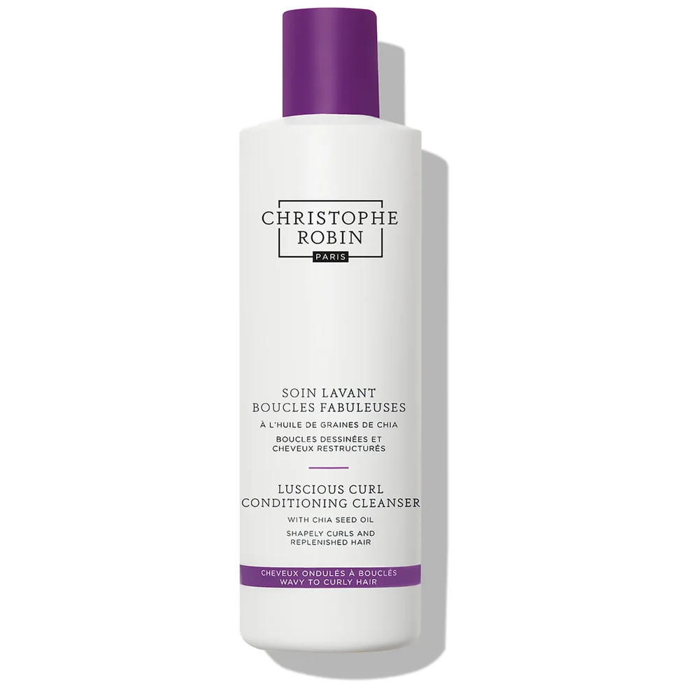 Christophe Robin Luscious Curl Conditioning Cleanser with Chia Seed Oil 250ml Image 1