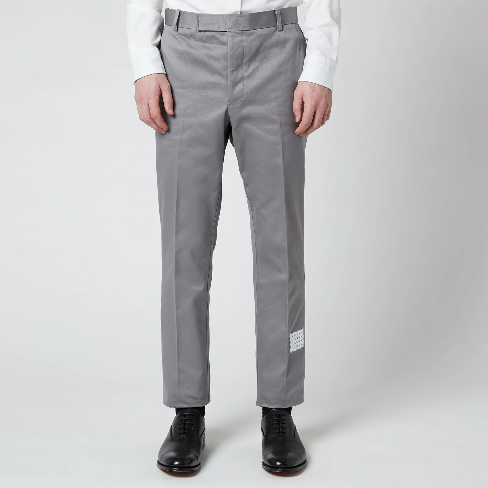 Thom Browne Men's Unconstructed Chino Trousers - Medium Grey Image 1