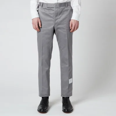 Thom Browne Men's Unconstructed Chino Trousers - Medium Grey