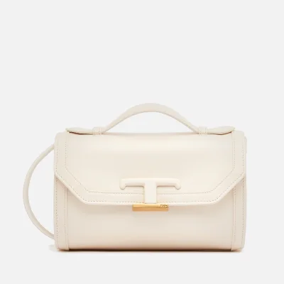 Tod's Women's Micro T Leather Shoulder Bag - White