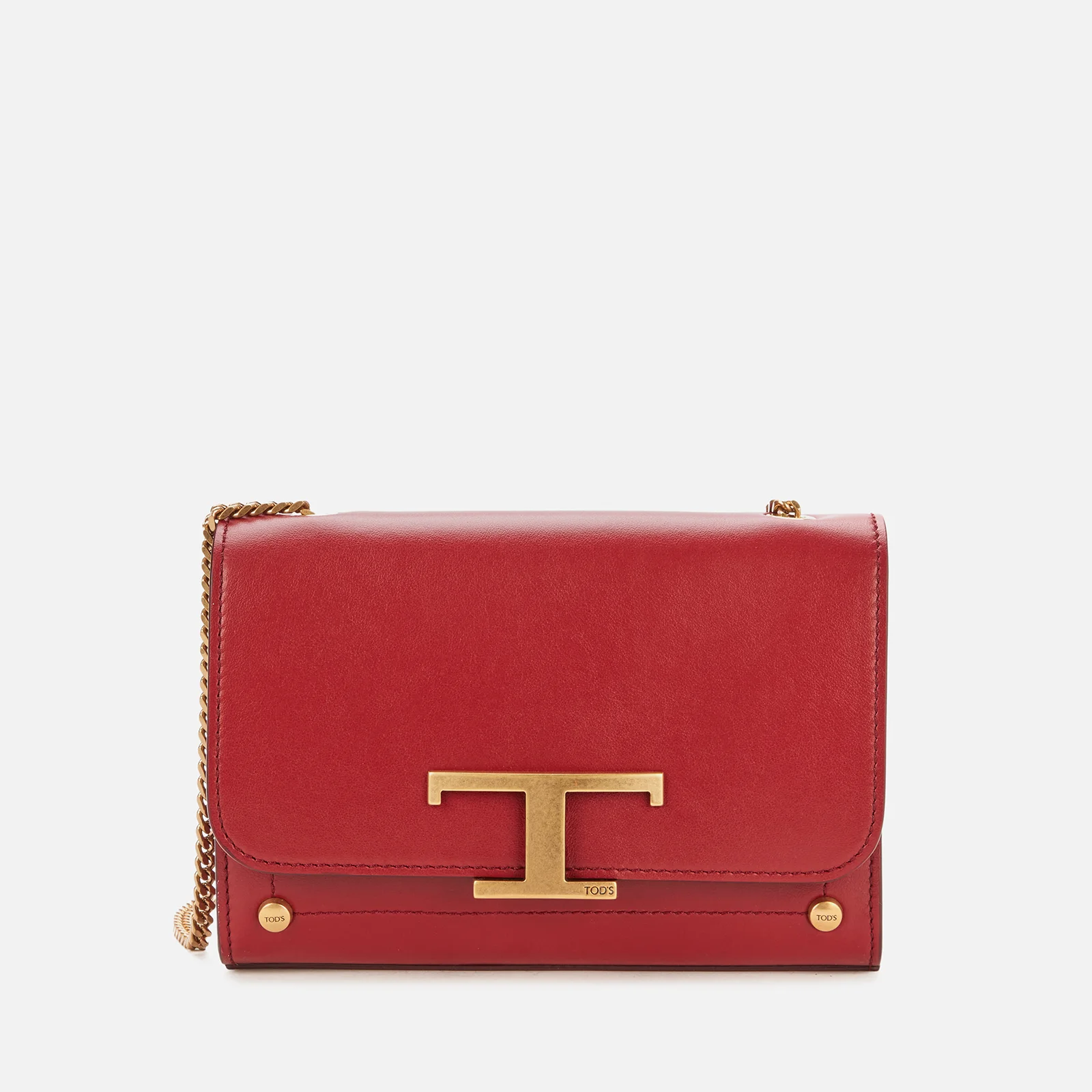 Tod's Women's Micro Shoulder/Clutch Bag - Red Garnet Image 1