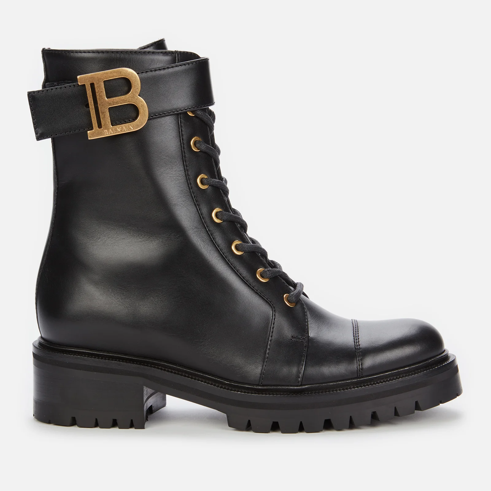 Balmain Women's Ranger Boot Leather - Black Image 1
