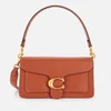 Coach Women's Mixed Leather Tabby Shoulder Bag - Saddle - Image 1