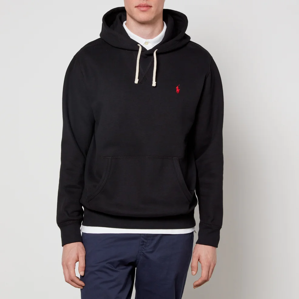 Polo Ralph Lauren Logo-Embroidered Cotton-Jersey Hoodie Image 1