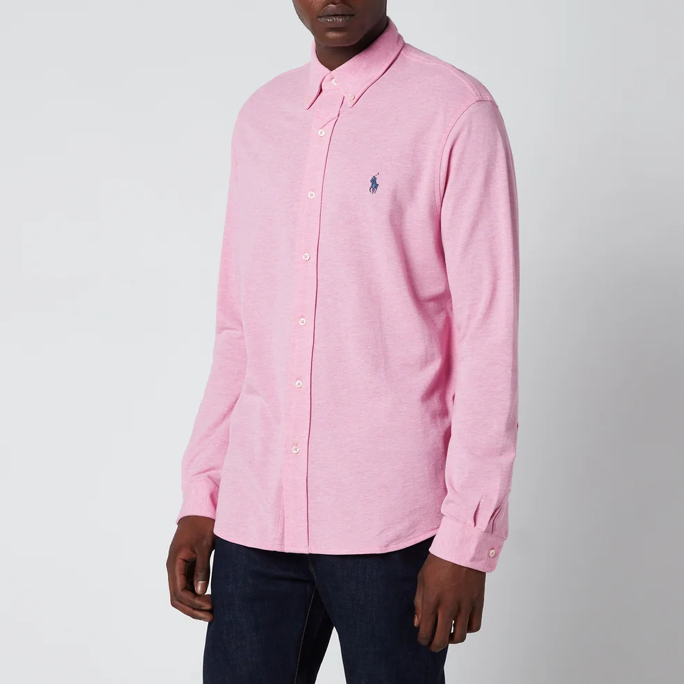 Polo Ralph Lauren Men's Featherweight Mesh Shirt - Hampton Pink Image 1