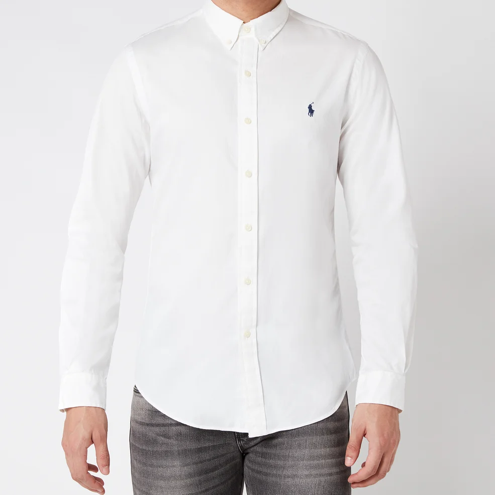 Polo Ralph Lauren Men's Slim Fit Chino Shirt - White Image 1