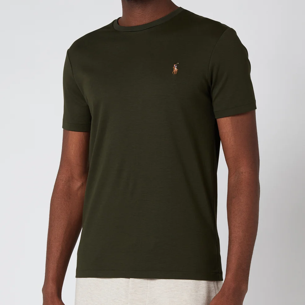 Polo Ralph Lauren Men's Custom Slim Fit T-Shirt - Olive Image 1