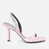 Alexander Wang Women's Ivy 85 Satin Heeled Sandals - Prism Pink - Image 1