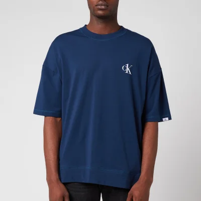 Calvin Klein Men's Crewneck T-Shirt - Lake Crest Blue