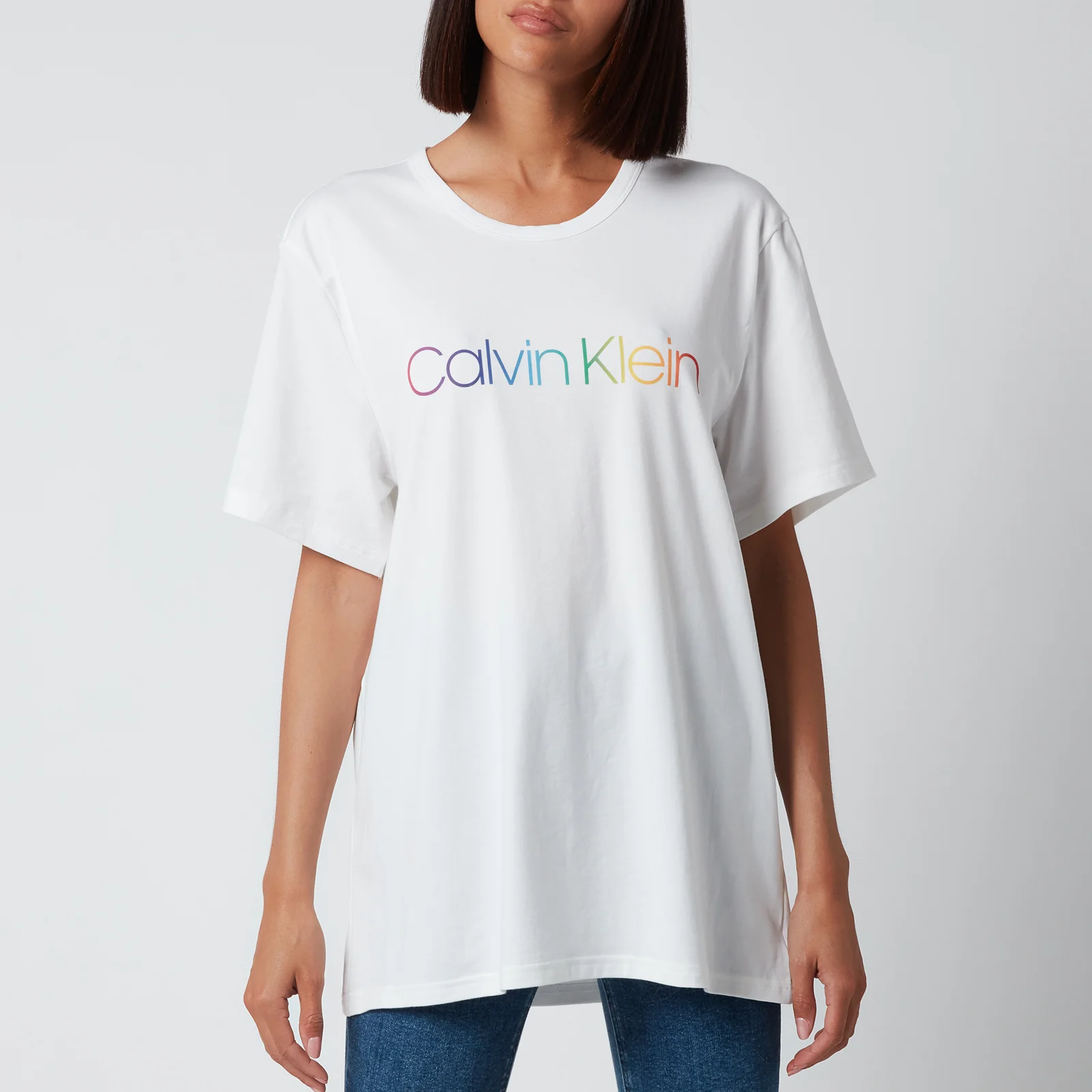 Calvin Klein Men's Crewneck T-Shirt - White Image 1