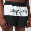 Calvin Klein Men's Big Logo Drawstring Swim Shorts - PVH Black - Image 1