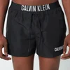 Calvin Klein Men's Waistband Logo Drawstring Swim Shorts - PVH Black - Image 1