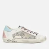 Golden Goose Women's Superstar Leather Trainers - Silver/White/Ice - Image 1