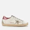 Golden Goose Women's Superstar Leather Trainers - White/Ice/Pink - Image 1